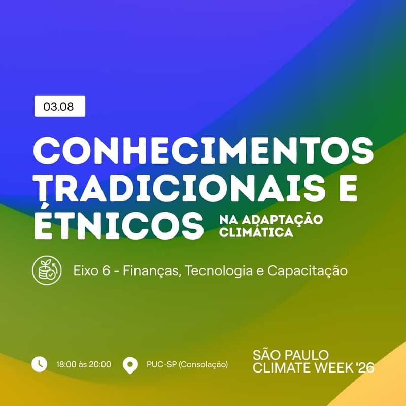 Cover Image for CONHECIMENTOS TRADICIONAIS E ÉTNICOS NA ADAPTAÇÃO CLIMÁTICA