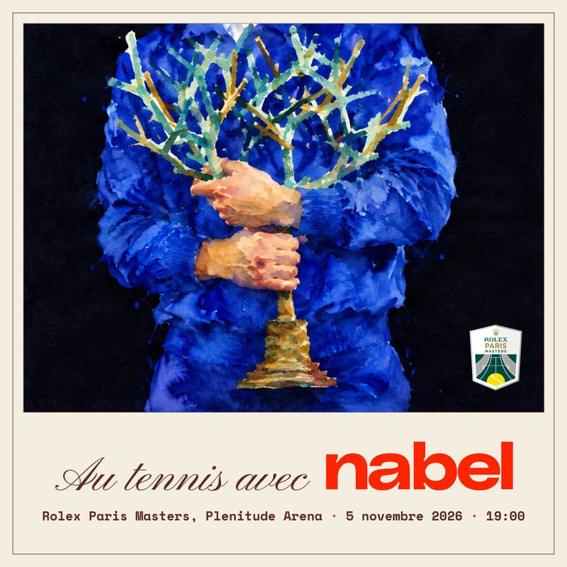 Cover Image for Au tennis avec nabel · Rolex Paris Masters