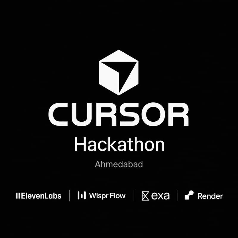 Cover Image for Cursor Hackathon Ahmedabad