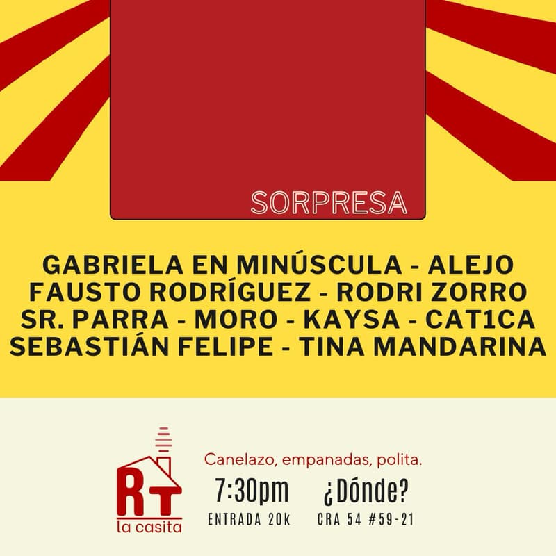 Cover Image for Open Mic - La Casita de RT