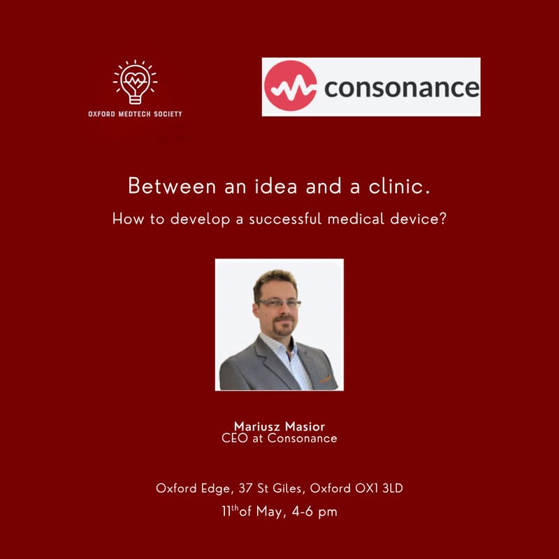 Cover Image for Between an idea and a clinic. How to develop a successful medical device? A talk with Consonance