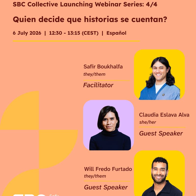 Cover Image for Quien decide que historias se cuentan? | SBC Collective Webinar