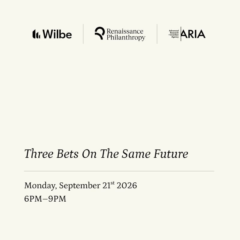 Cover Image for Three Bets on the Same Future
