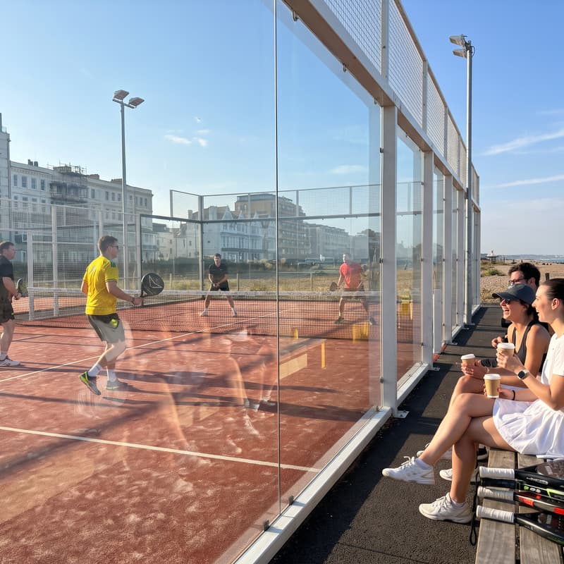 Cover Image for Padel in Hove before BrightonSEO