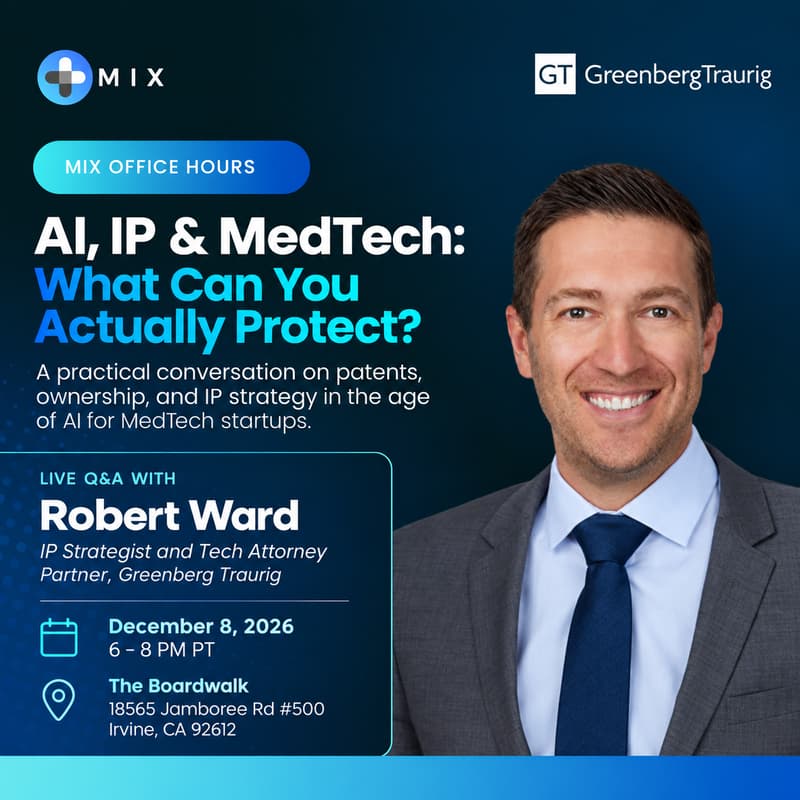 Cover Image for AI, IP & MedTech: What Can You Actually Protect?