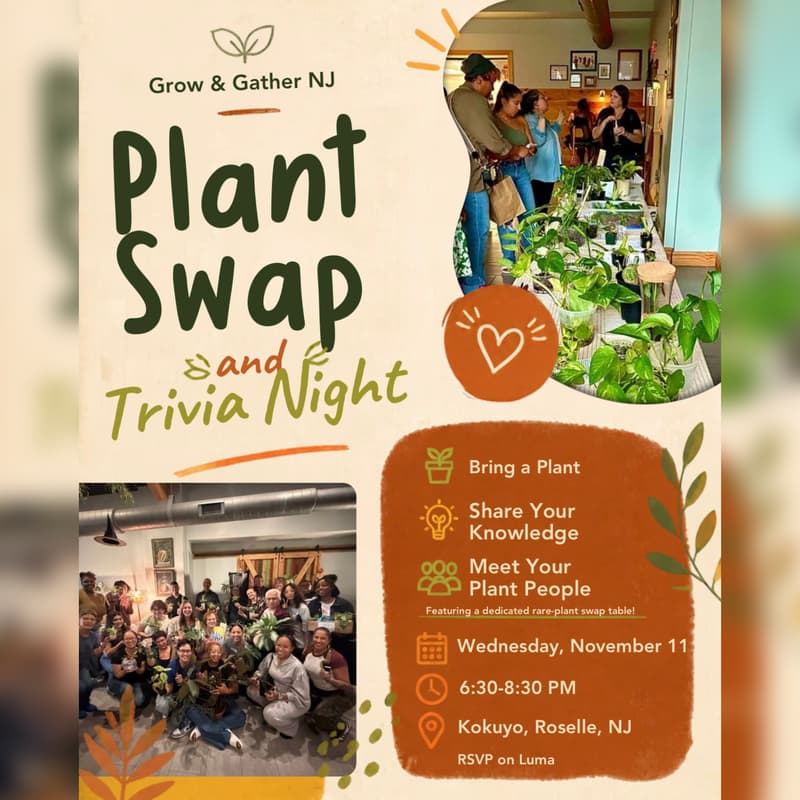 Cover Image for Plant Swap & Trivia Night