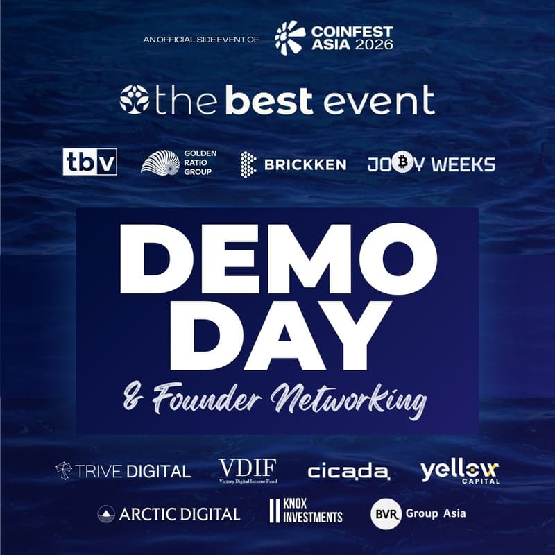 Cover Image for TBV Demo Day at the VHouse - an official side event of Coinfest Asia