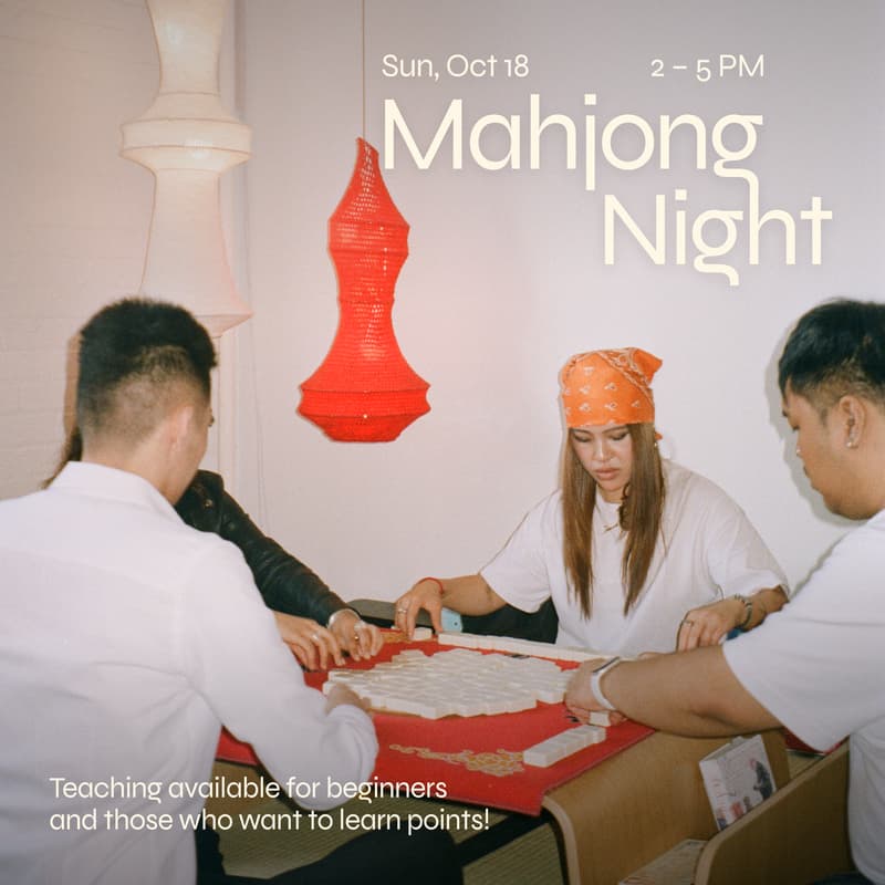 Cover Image for Mahjong Night (Beginner friendly!)