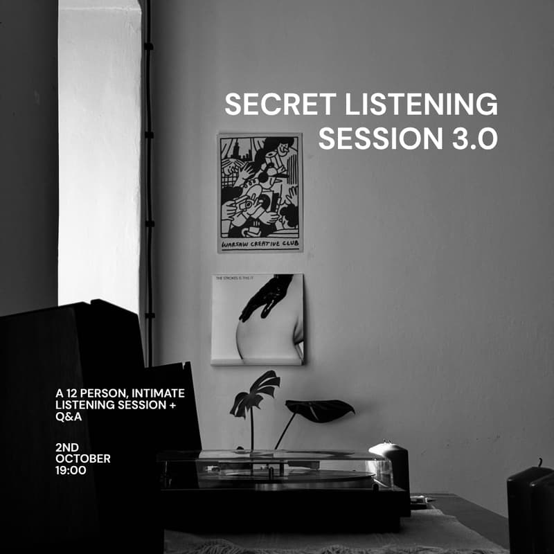 Cover Image for Warsaw Creative Club: Secret Listening Session 3.0