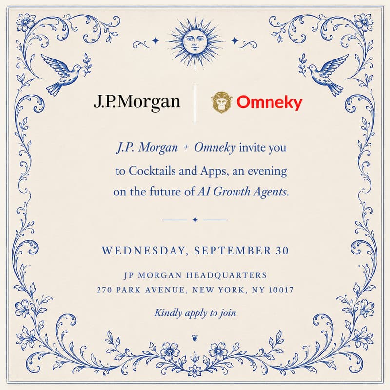 Cover Image for JP Morgan + Omneky: Cocktails and Apps