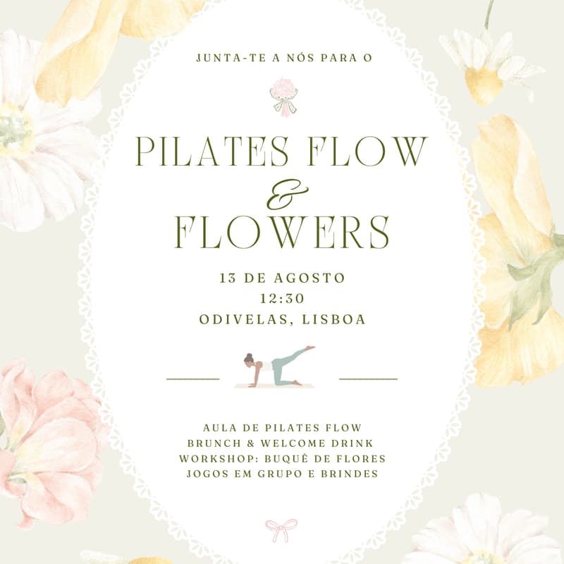 Cover Image for Pilates Flow & Flowers