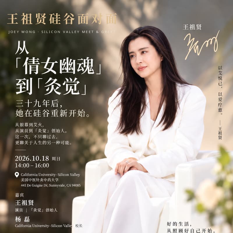 Cover Image for 王祖贤硅谷面对面:人生下半场与健康产业闭门对谈