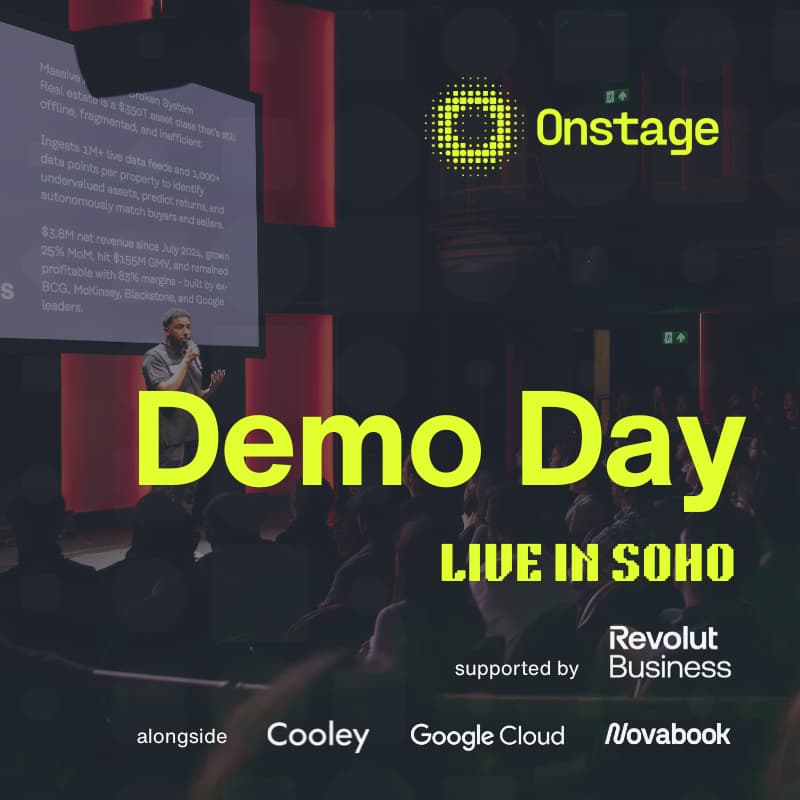 Cover Image for Onstage W26 Demo Day + Afterparty (Live)