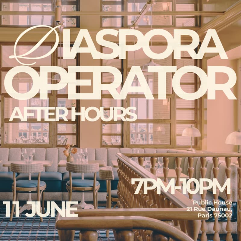 Cover Image for Diaspora Operators After Hours