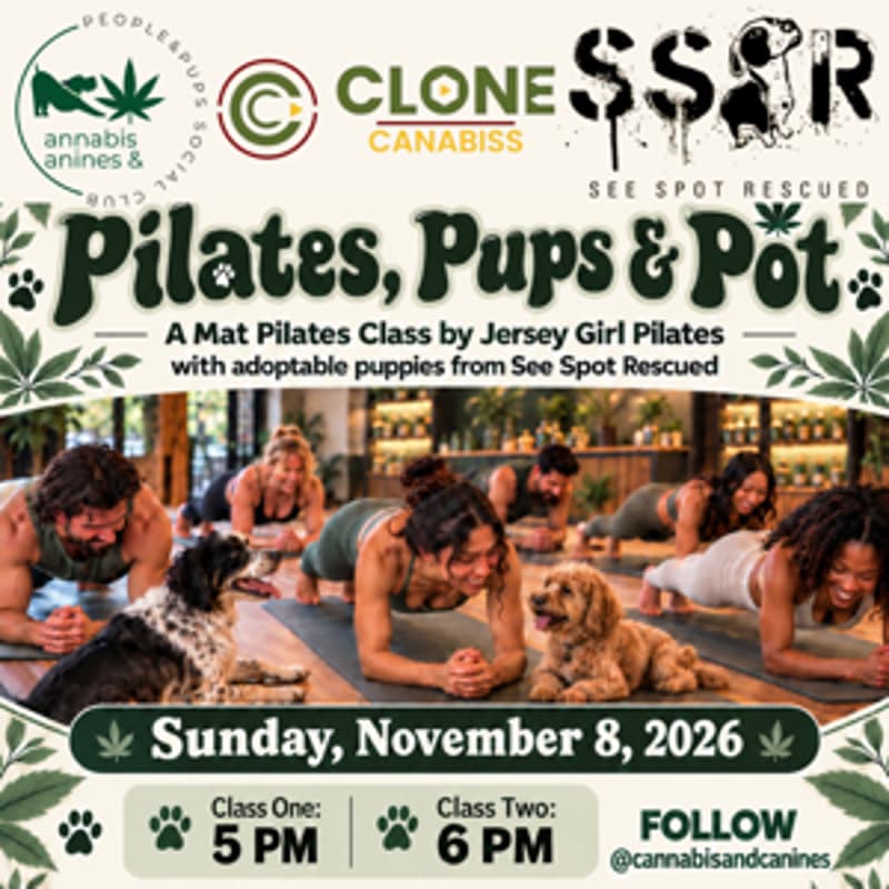 Cover Image for Pilates, Pups & Pot Class 2
