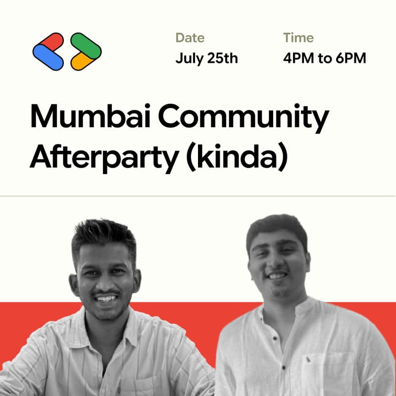 Cover Image for Mumbai Community Afterparty (kinda)