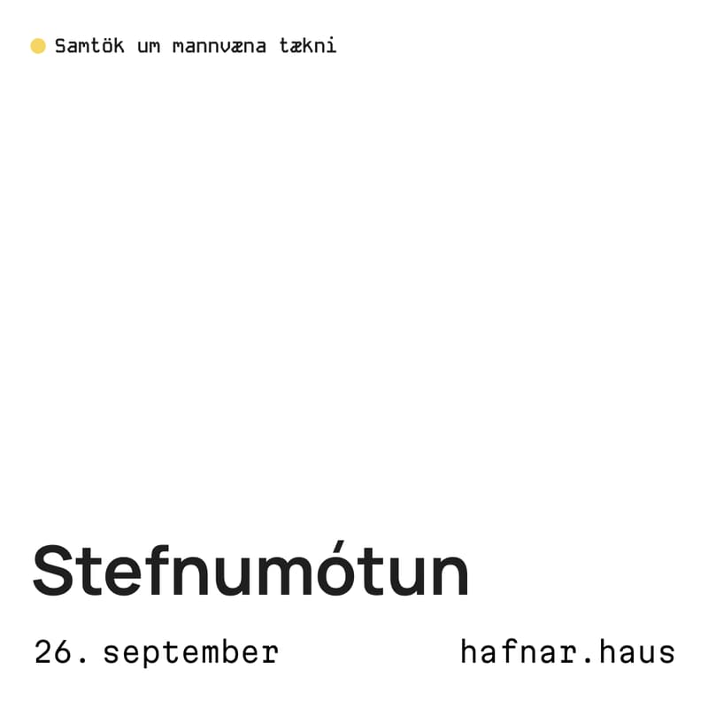 Cover Image for Stefnumótunarfundur | Strategy meeting