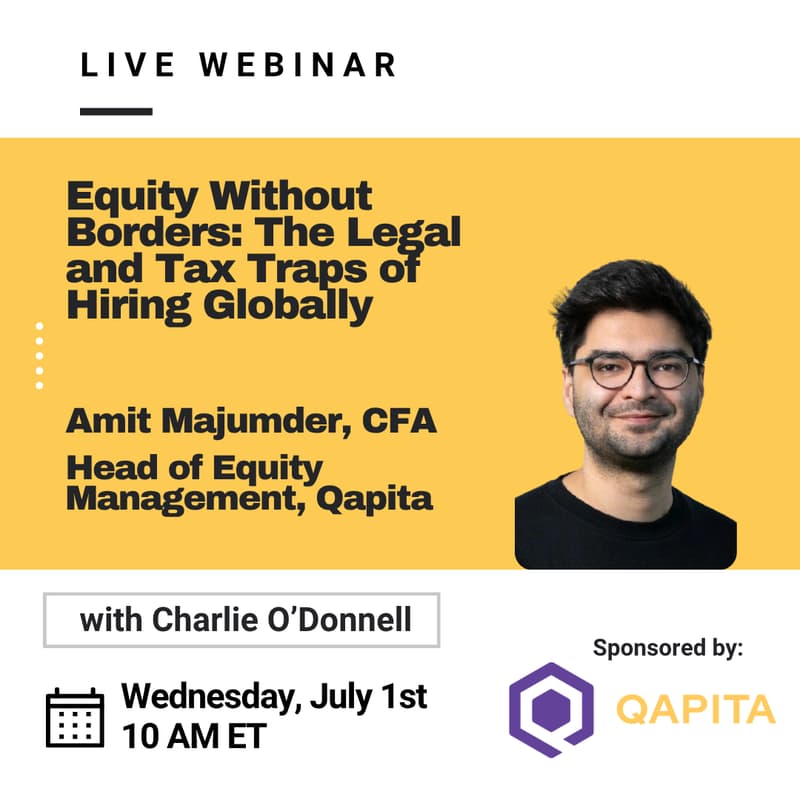 Cover Image for [Webinar] Equity Without Borders: The Legal and Tax Traps of Hiring Globally
