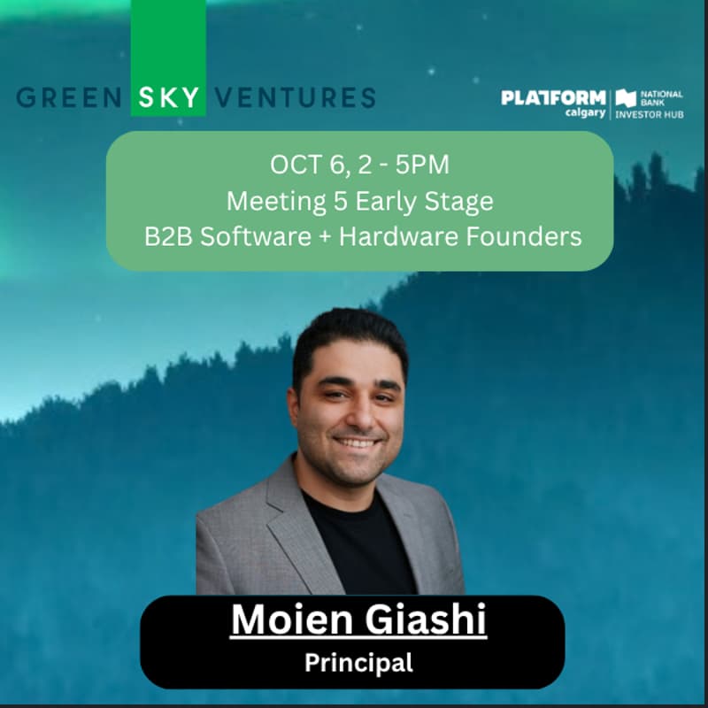 Cover Image for Platform Calgary x GreenSky Ventures: Investor Office Hours