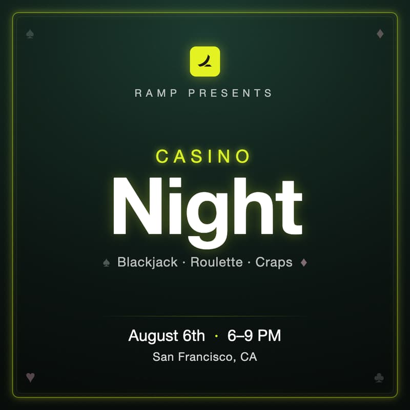 Cover Image for Ramp Casino Night 🎲