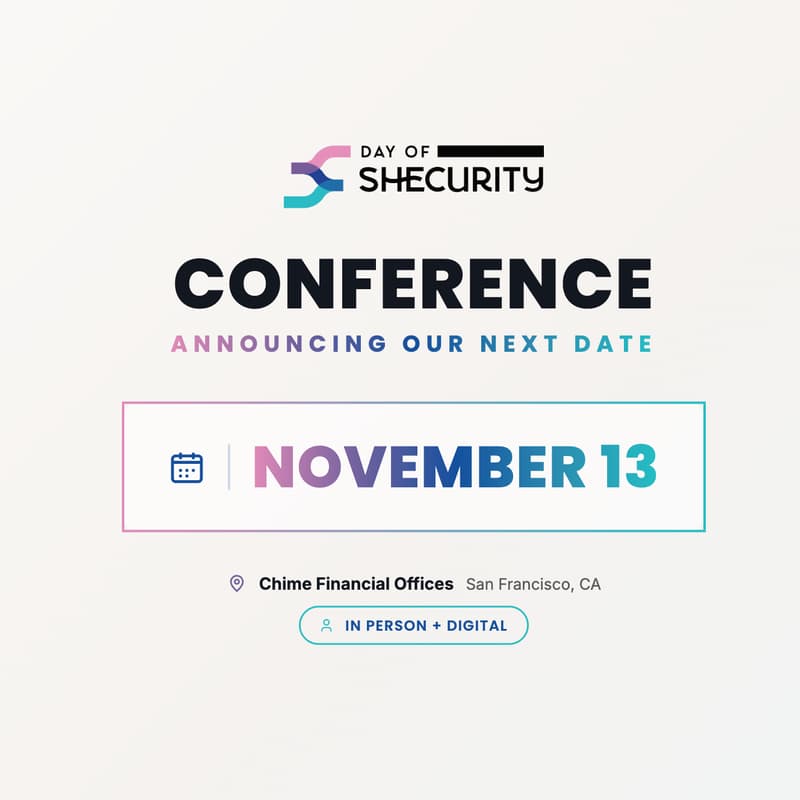 Cover Image for Day of Shecurity Conference 2026 - San Francisco