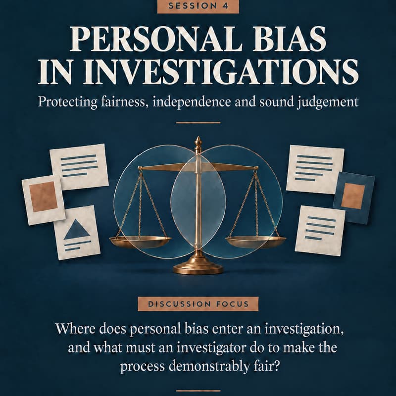 Cover Image for Personal Bias in Investigations