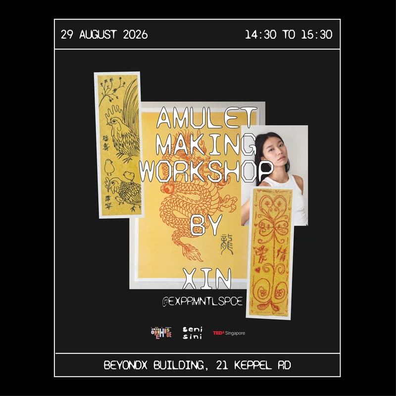 Cover Image for AMULET MAKING WORKSHOP @ TEDXSingapore Open House