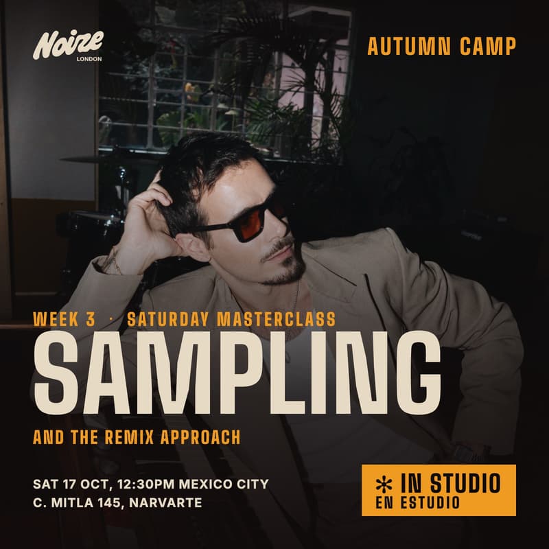 Cover Image for Autumn Camp Week 3: Sampling and the Remix Approach (In Studio / En Estudio)