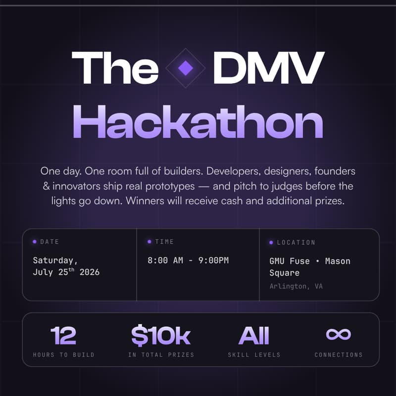 Cover Image for DMV Hackathon