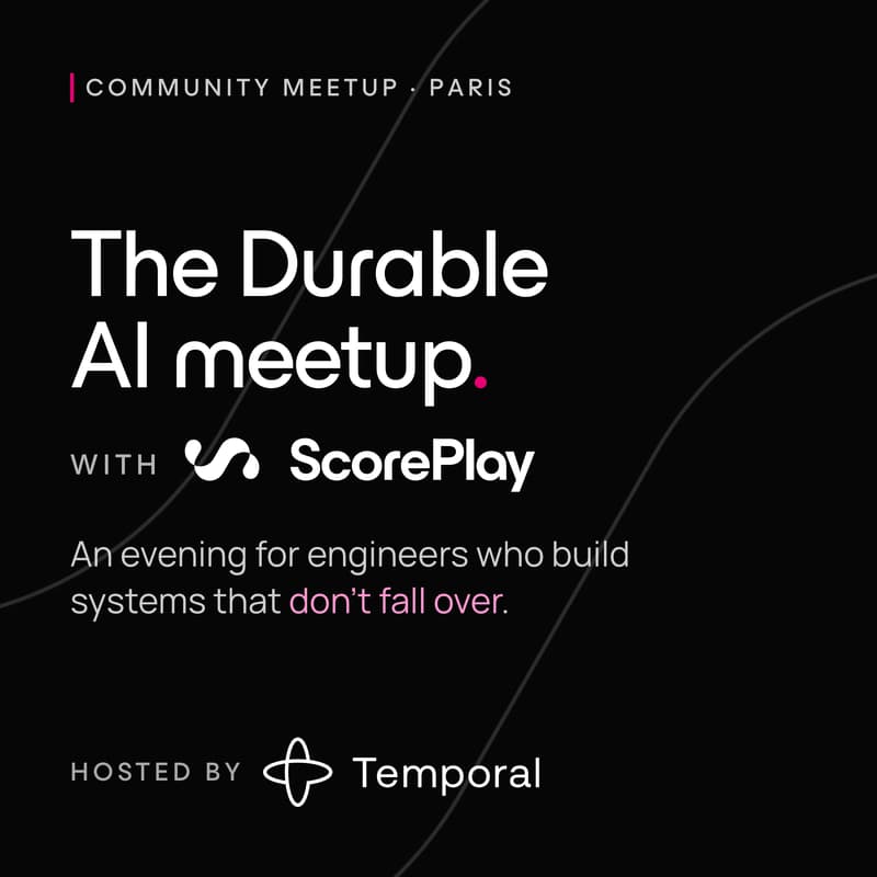 Cover Image for Durable AI Meetup Paris @ ScorePlay