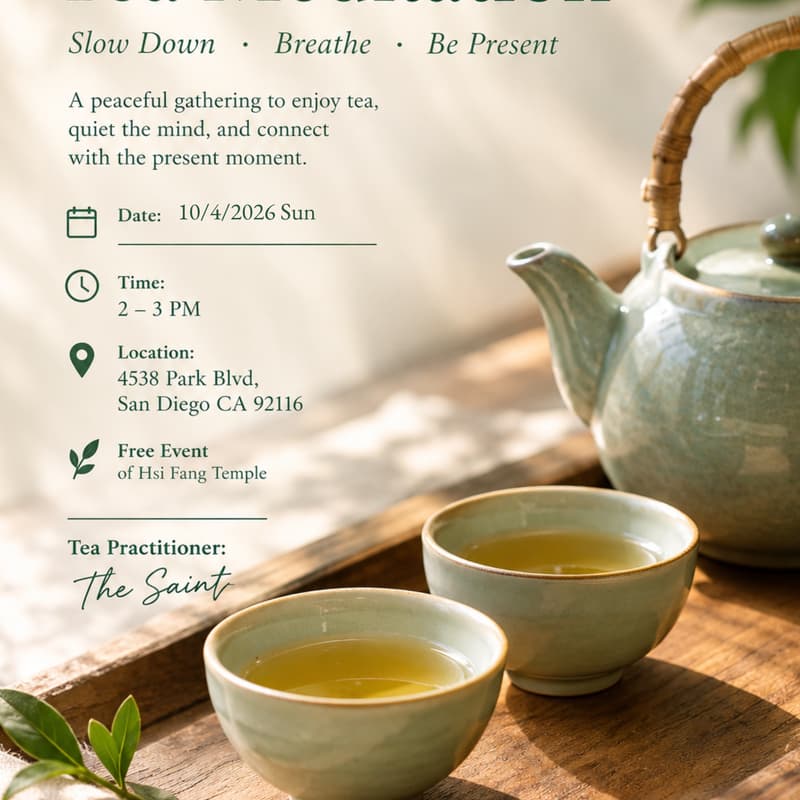 Cover Image for Free Tea Meditation