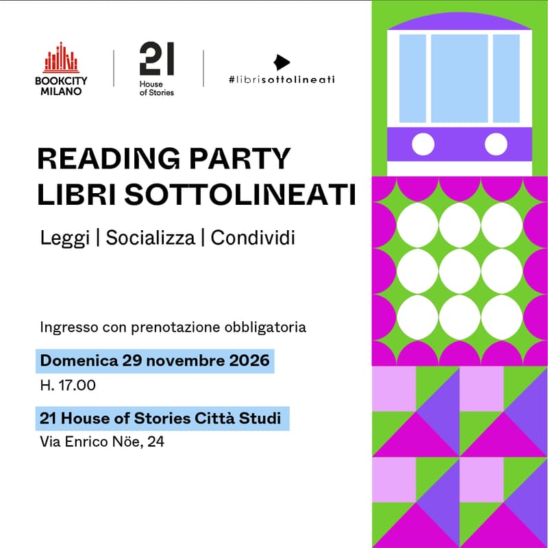 Cover Image for Firework Event - Reading Party Milano: domenica 29 novembre
