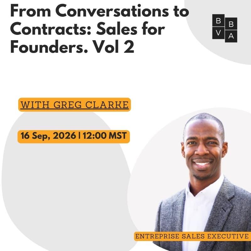 Cover Image for From Conversations to Contracts: Sales for Founders Vol 2.