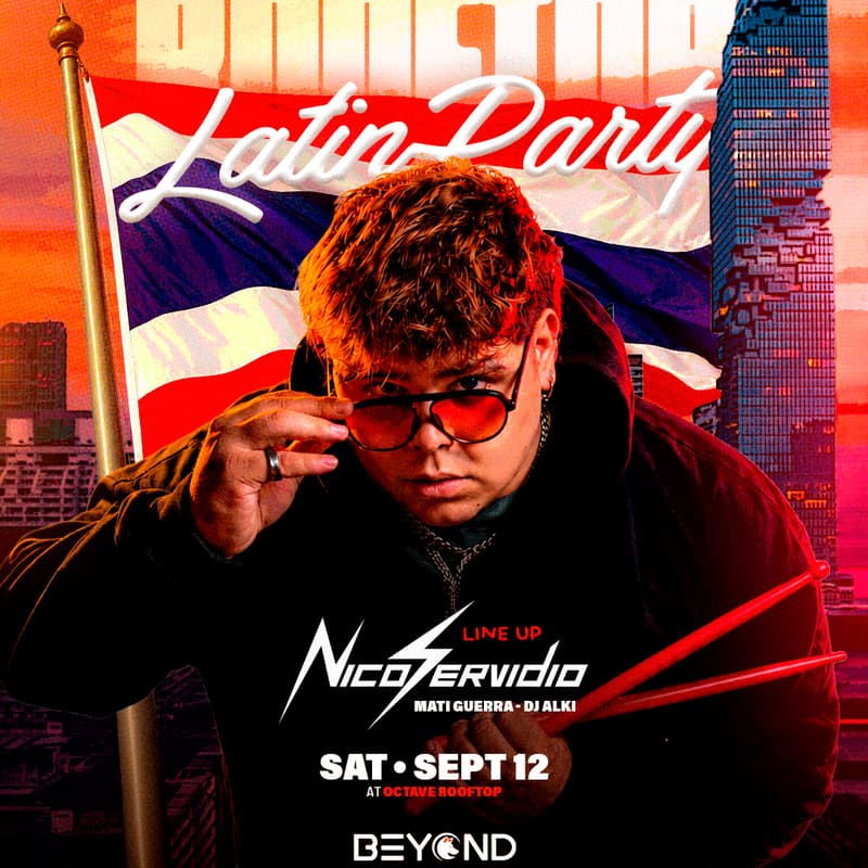 Cover Image for NICO SERVIDIO • SEPTEMBER 12 • OCTAVE ROOFTOP • BANGKOK