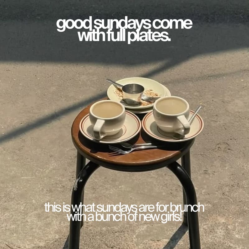 Cover Image for brunch with the girls 🥐