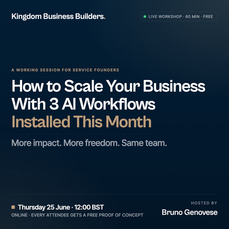 Cover Image for How to Scale your Business with 3 AI workflows, Installed This Month