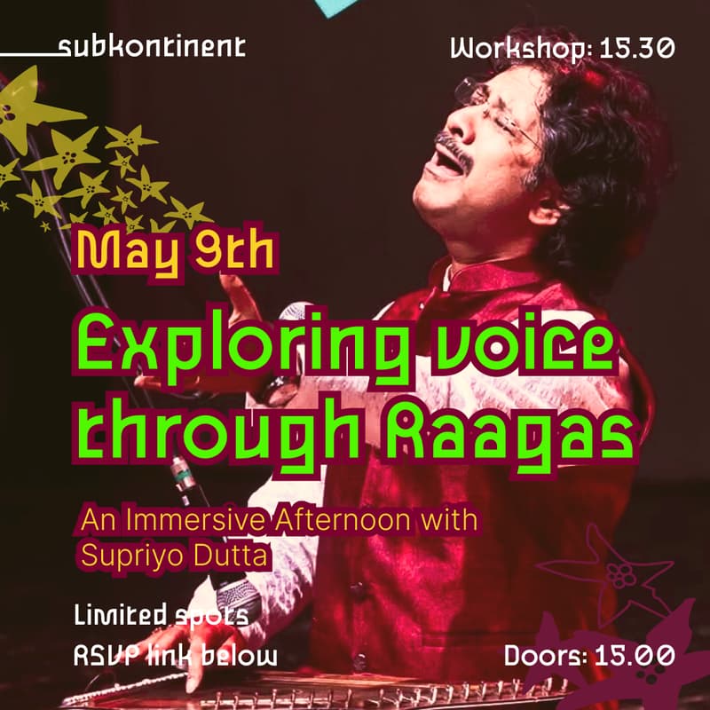 Cover Image for Exploring voice through Raagas: Workshop