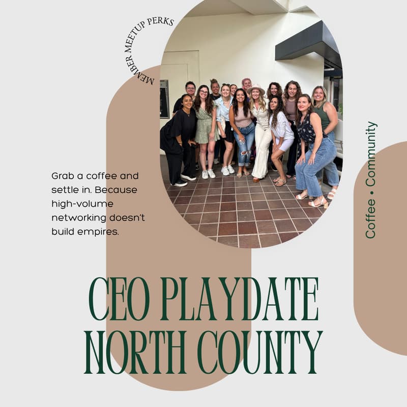 Cover Image for CEO Playdate | NORTH COUNTY