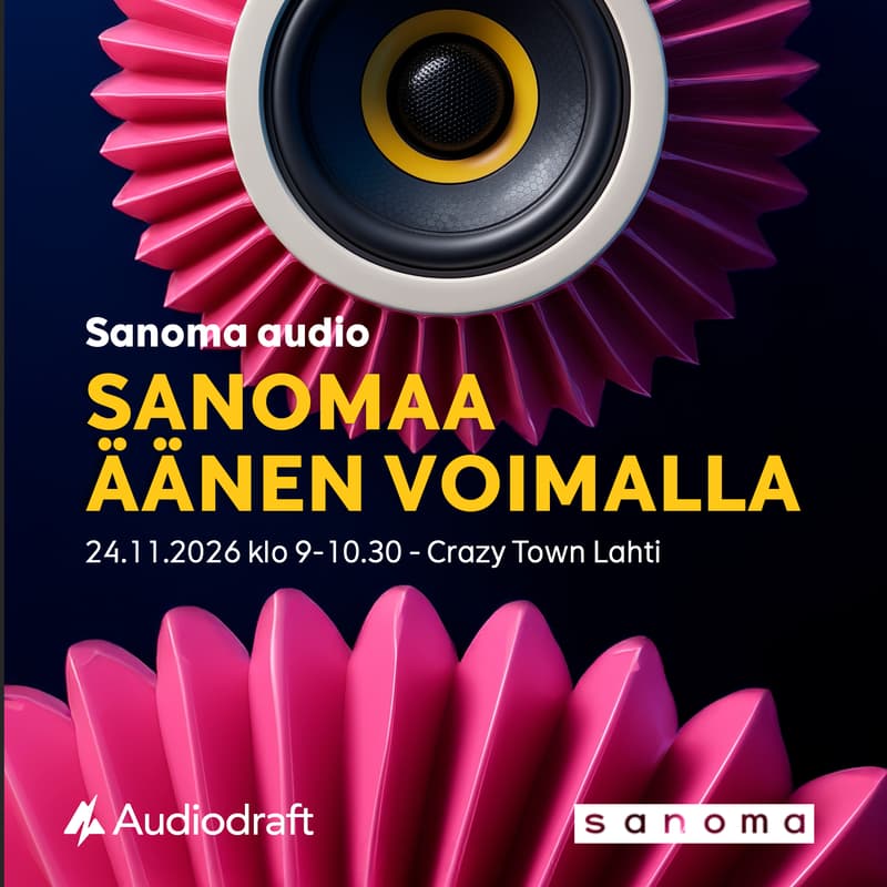 Cover Image for Sanomaa äänen voimalla