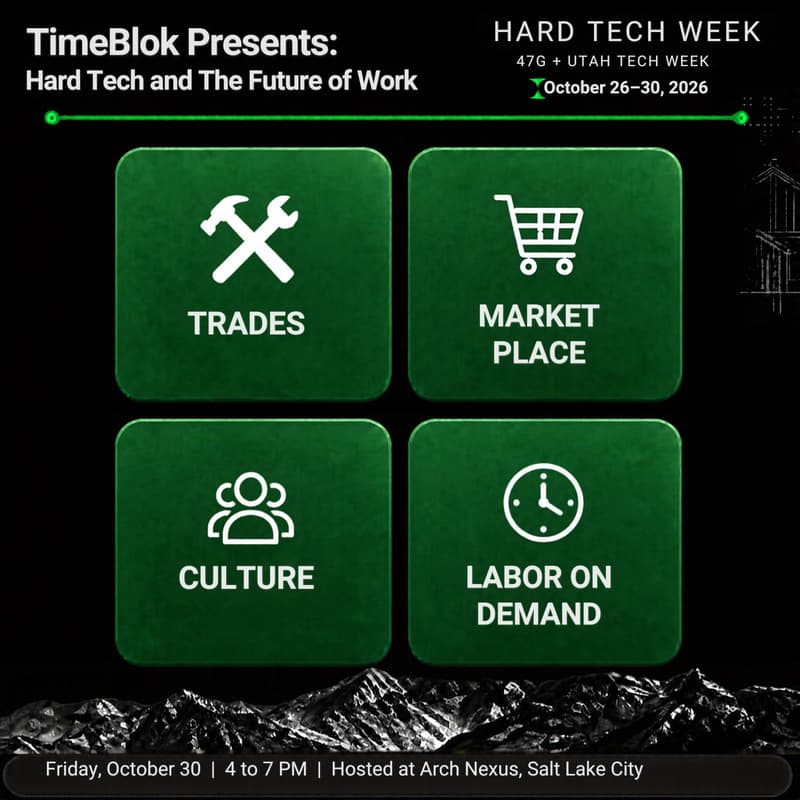 Cover Image for TimeBlok Presents: Hard Tech and The Future of Work