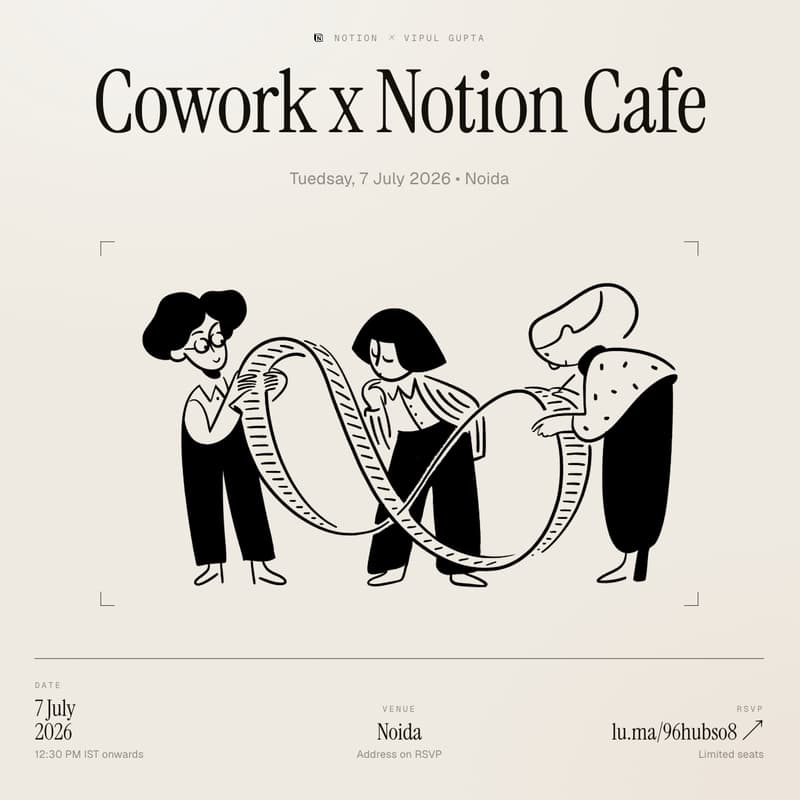 Cover Image for Notion Cafe: Build, Share, Cowork.