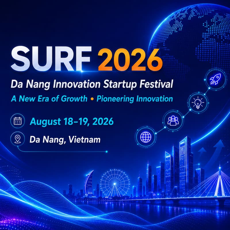 Cover Image for SURF 2026: Da Nang Startup Festival (Aug 18-19)