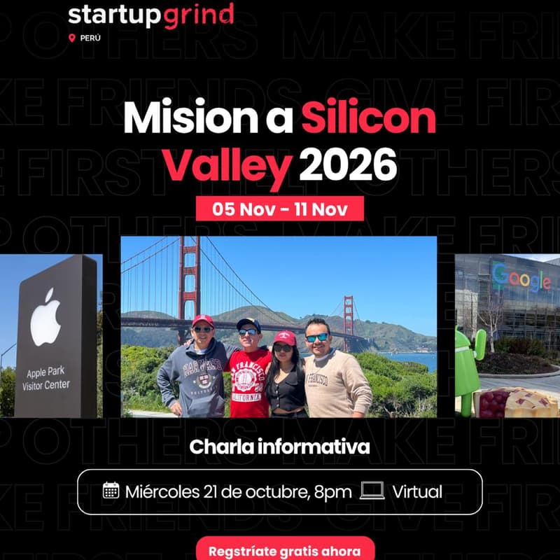 Cover Image for Charla informativa | Misión Silicon Valley Noviembre 2026