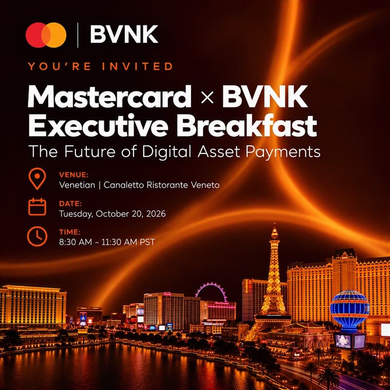 Cover Image for Mastercard × BVNK Executive Breakfast: The Future of Digital Asset Payments