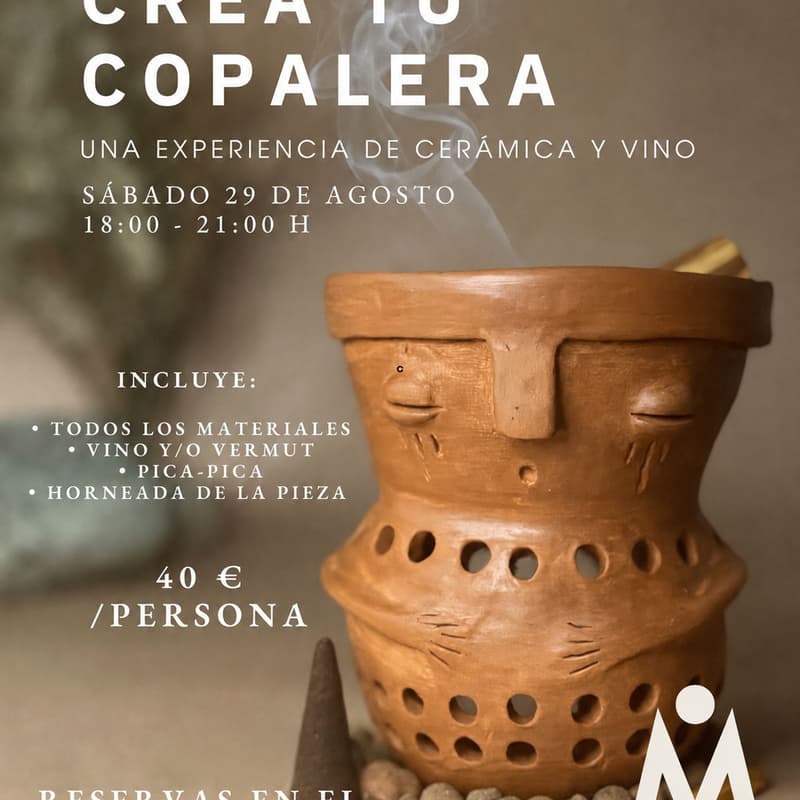 Cover Image for Experiencia de Cerámica & Vino | Copalera Ritual