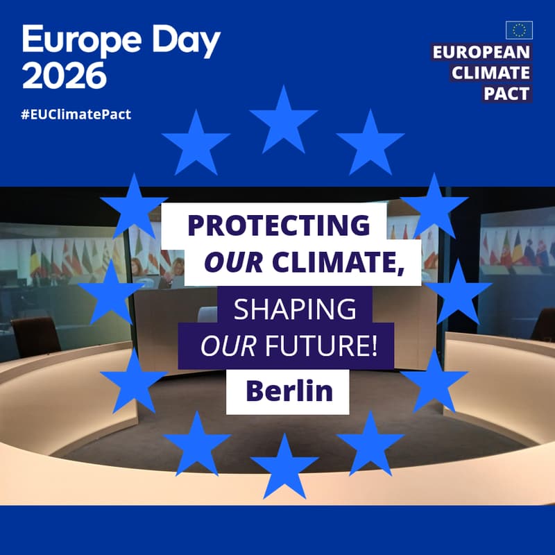 Cover Image for Baue dein Berlin in Europa. Anmeldung für das Klimaparlament Berlin am Europatag