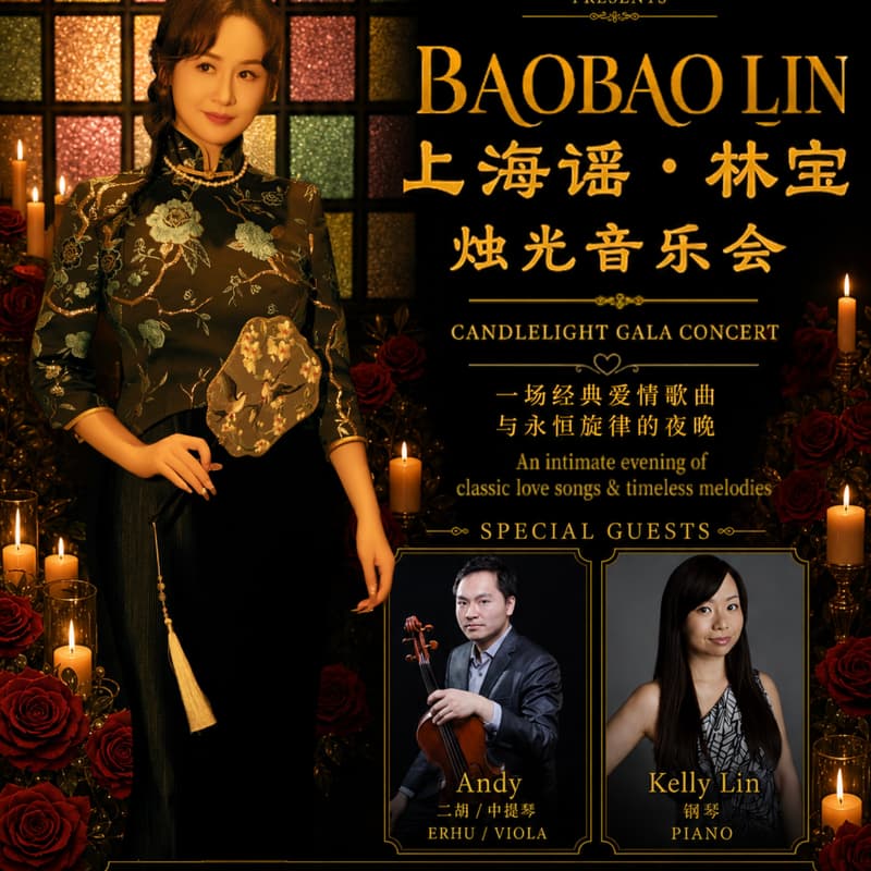 Cover Image for 上海谣・林宝烛光音乐会 BaoBao Lin Candlelight Gala Concert