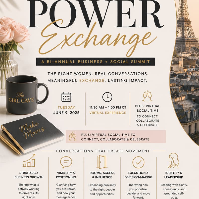 Cover Image for The Power Exchange: Virtual Business + Social Summit