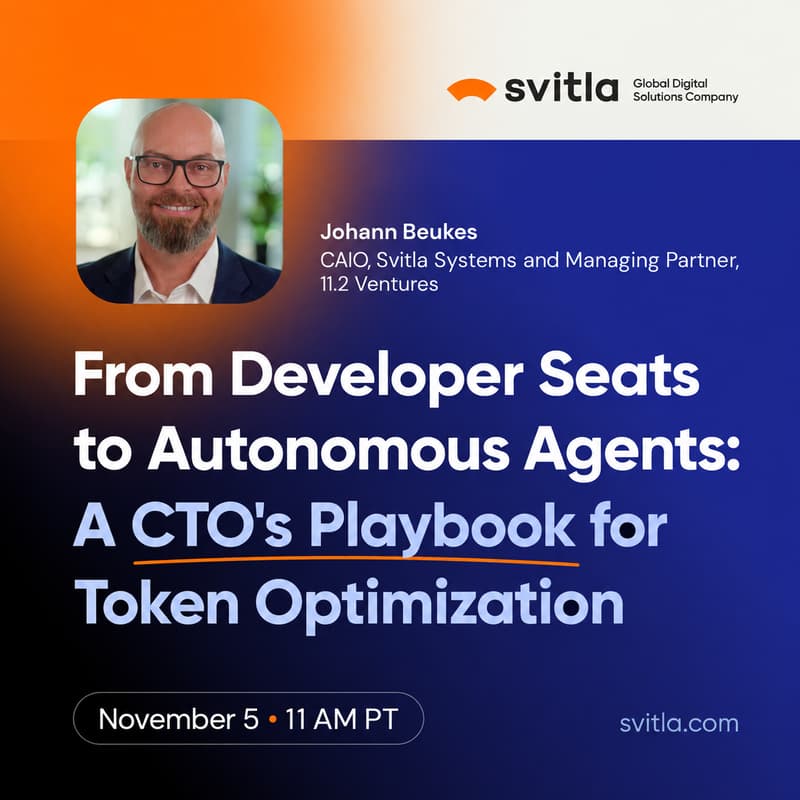 Cover Image for From Developer Seats to Autonomous Agents: A CTO’s Playbook for Token Optimization