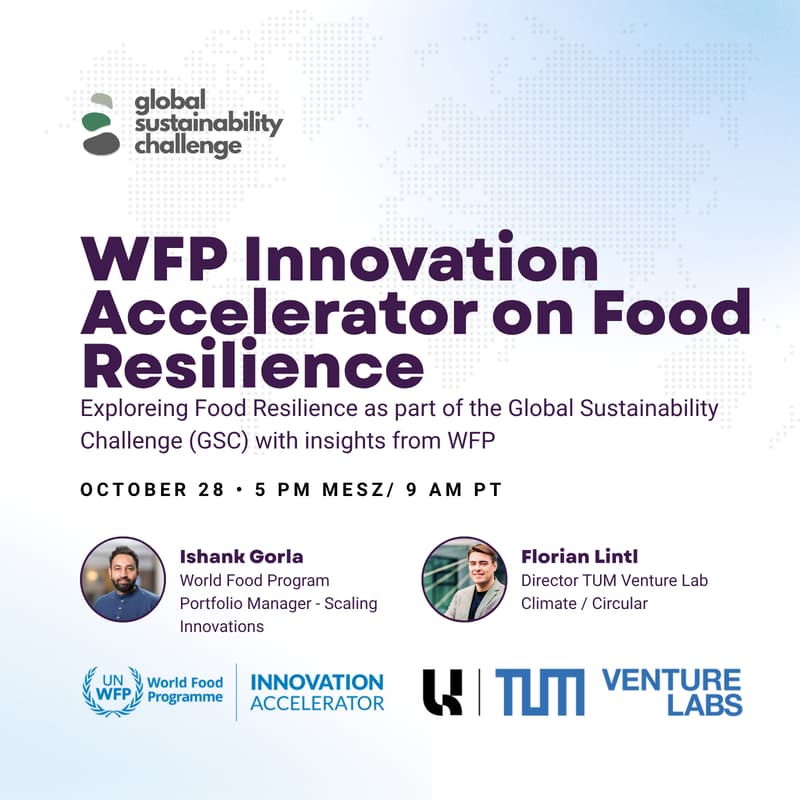 Cover Image for WFP Innovation Accelerator on Food Resilience: Global Sustainability Challenge